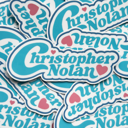 CHRISTOPHER NOLAN - VINYL STICKER