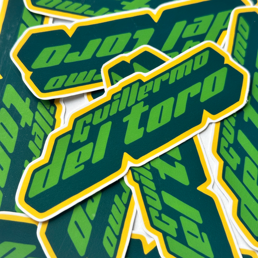 GUILLERMO DEL TORO - VINYL STICKER
