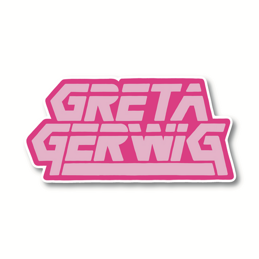 GRETA GERWIG - VINYL STICKER